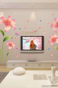 Striated Flower Embossing Modern Room Wall Wallpaper System 1
