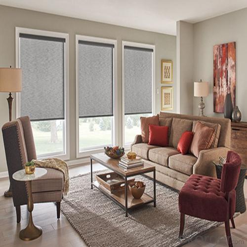 Perforated Polyester Curtains Vertical Blinds System 1