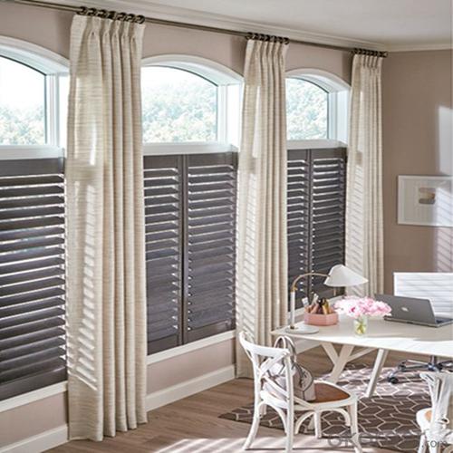 Wood Kitchen Persian Motorized Valance Blinds System 1