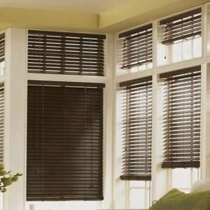 Wood Sun Shading Roller Blinds Shades Valance System 1