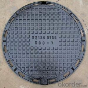 EN 214 ductile iron manhole covers with superior quality System 1