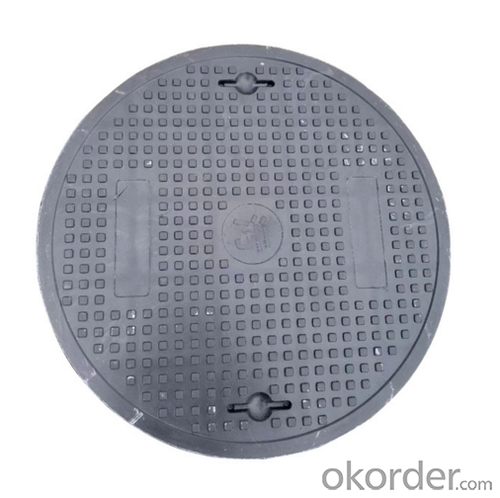 Cast OEM ductile iron manhole cover with superior quality for industries with frames System 1