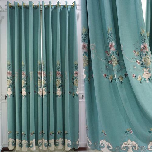 New Design High end Beautiful elegant  curtains  embroidered curtain System 1