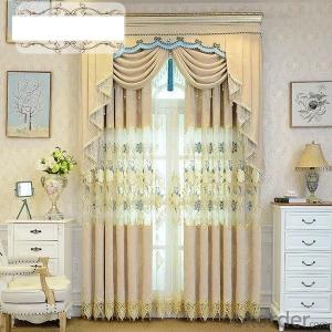 Hollow water soluble embroidery curtain fabric System 1