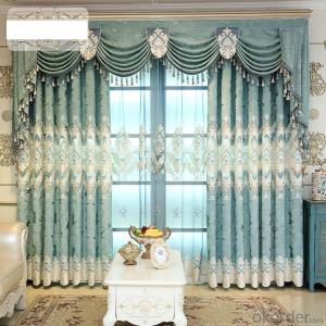 Home curtain hotel curtain  Chenill cashmere hollow water-soluble embroidery curtin fabric