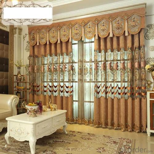 Home curtain hotel curtain blackout curtain cashmere hollow water-soluble embroidery curtain fabric System 1