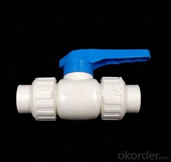 12mm Plastic Pipe Fittings - 2024 Lasted PPR Orbital Ball Valve for Industrial Fields System 1