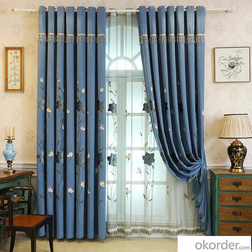 Home curtain hotel curtain blackout curtain Chevron  embroidered curtain fabric System 1