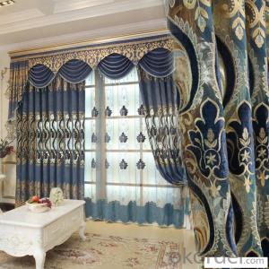 Home curtain hotel curtain blackout curtain hollow embroidered  curtain fabric