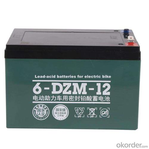 Lead-acid battery for electric bike 6-DZM-12 System 1