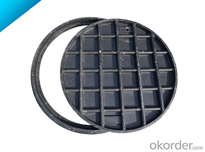 Casting CNBM ductile iron manhole cover with superior quality for mining System 1