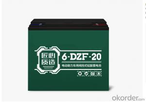 DZF SERIES VRLA GEL BATTERY FOR ELECTRIC BIKE System 1