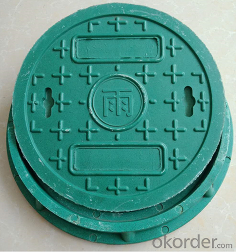 Casted Ductile Iron Manhole Covers CNBM for Mining and construction with Frames System 1