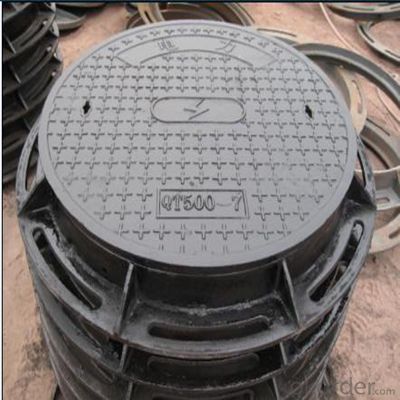 Casting Iron Concrete Manhole Cover with OEM Service B125 and C250 System 1