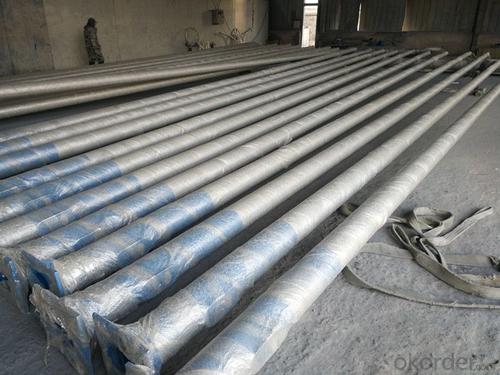 Q235 Galvanized hot dip High quality  street light poles System 1