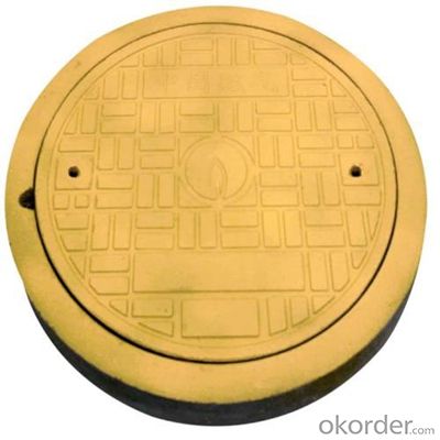 Casting Iron Manhole Cover with Square or Round EN124 System 1