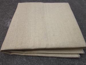 silica fiberglass cloth with vermiculite coated