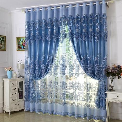 curtains with modern fashion soft ceramic flower crystal  for home decoration System 1