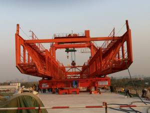 CNBM 900T, 35M span Pre-casted segmental assembly Launching Gantry/ Bridge girder erection machine System 1