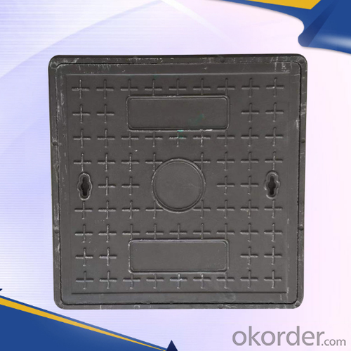 Casting OEM ductile iron manhole cover with superior quality for industries with frames System 1