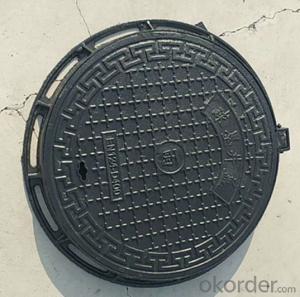 casted ductile iron manhole covers for mining and industry EN124 Standards Made in Hebei