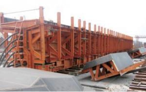 Concrete Bridge Construction T type shape beam steel formwork for Railway and Highway projects