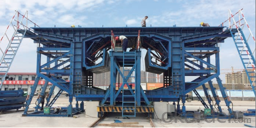 High quality precast concrete bridge beam segmental box girder steel formwork System 1