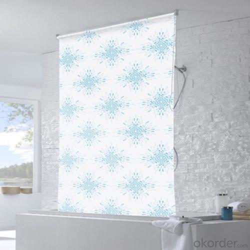 Printed Privacy Roller Mechanism Window Blinds System 1