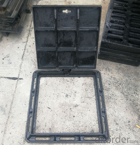 ductile iron manhole cover with superior quality manufactured in China System 1