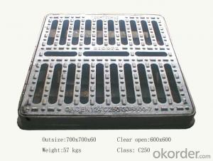 DUCTILE IRON GRATE FOR ROAD DRAINAGE HIGH QYALITY
