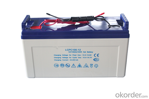 gel battery 12v100ah deep cycle solar agm battery 12v 100ah 3 years warranty System 1