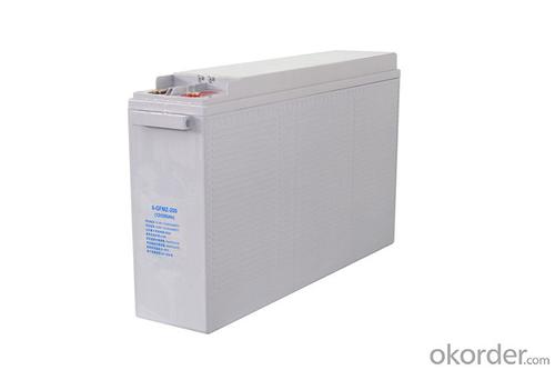 front terminal 12V 200AH high  temperature battery System 1