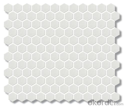 Classic 1&quot; Hexagon Ceramic Mosaic Tile best sale System 1