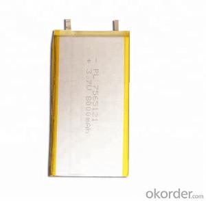 7565121 8000mAh 3.7v large scooter power bank charger module charger lithium polymer ion battery