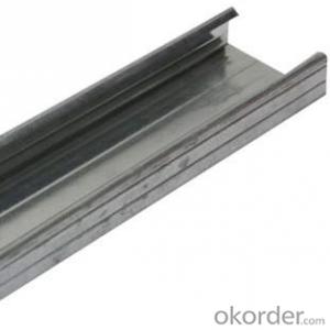 Light Steel Galvanized Drywall Ceiling Profile Metal Furring Channel