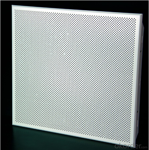 Aluminum Ceiling Suspended Perforated Ceiling tile System 1