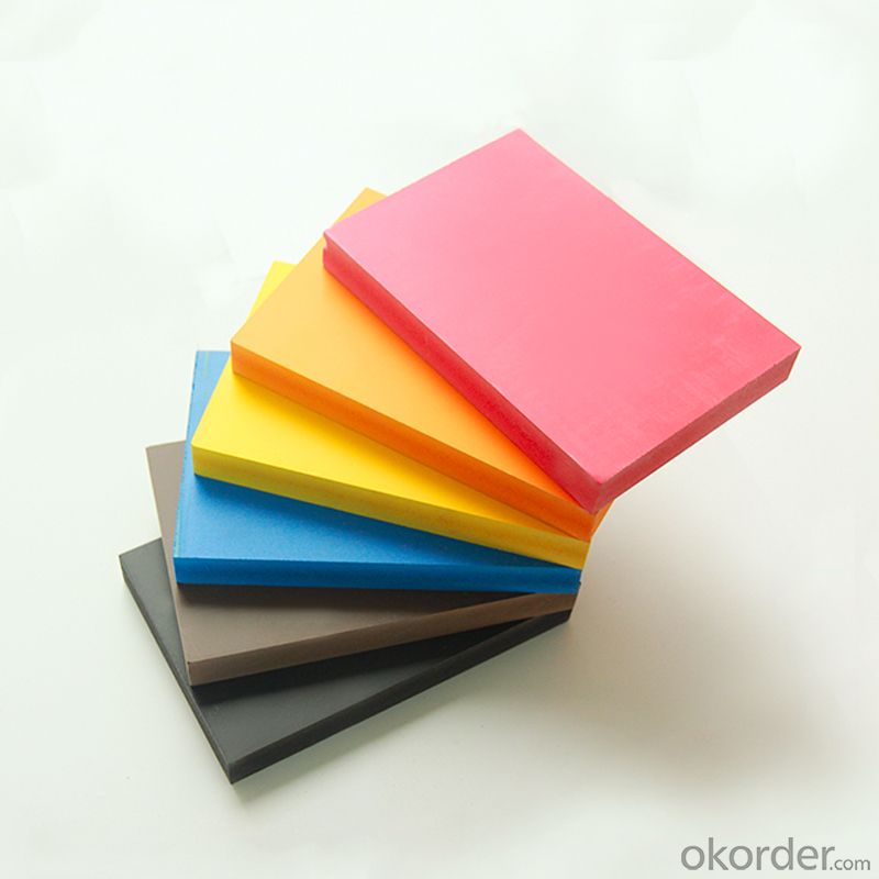 Colorful PVC Foam Board for Wall Partition and Ceiling