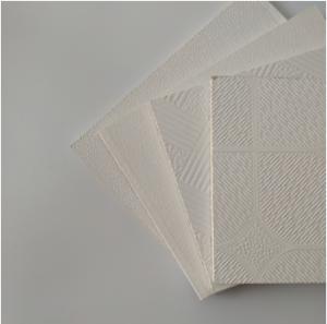 595x595 7-12mm PVC Laminated False Gypsum Ceiling Tiles with Accessories System 1