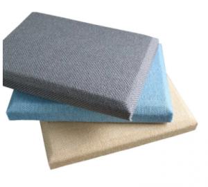 Fiberglass acoustic wall panel with fabric Facing