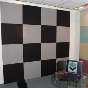 ISO certificate decorative fabric wrapped fiberglass acoustic wall panel