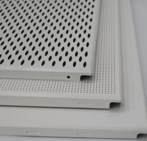 600x600 Clip-in Grid False Drop Aluminum Ceiling Panel System 1