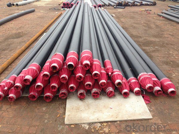 Polyurethane foam insulation steel pipe steel sheath steel insulation steel pipe System 1
