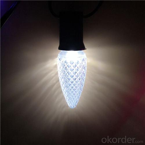 Shop Online Great LED Christmas Light Bulb C9 Replacement Faceted System 1