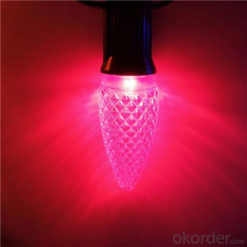 Top Quality Red C9 LED Chrismtas Light bulb replacement outdoor Indoor System 1