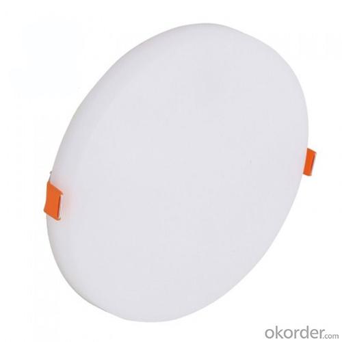 12W 18W 24W 36W 110lm/w Rimless Round LED Panel System 1