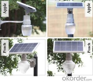 hot sale 2 years warranty 30W 50W sensor light apple solar light