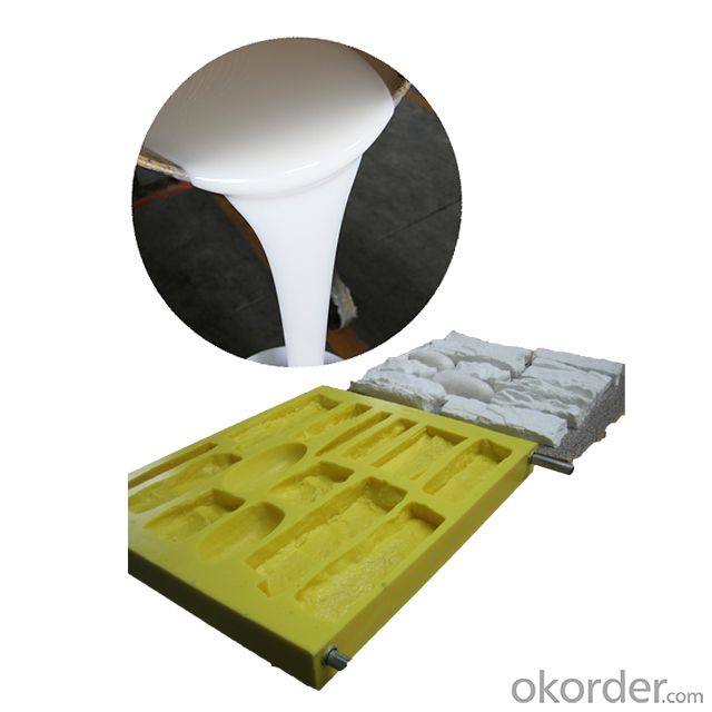 Silicone rubber for gypsum molds making