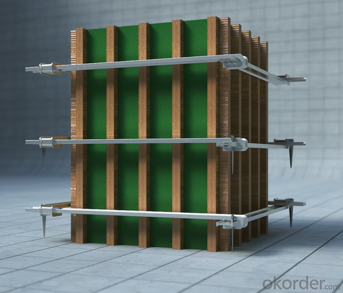 column formwork  lightweight plywood with adjustable clamp structure System 1