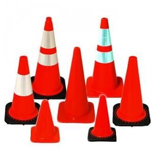 Flexible PVC Road Safety Cone With Reflective