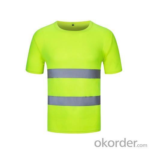 High Visibility Mens Workwear Safety Reflective T-Shirt Reflective Cloth System 1